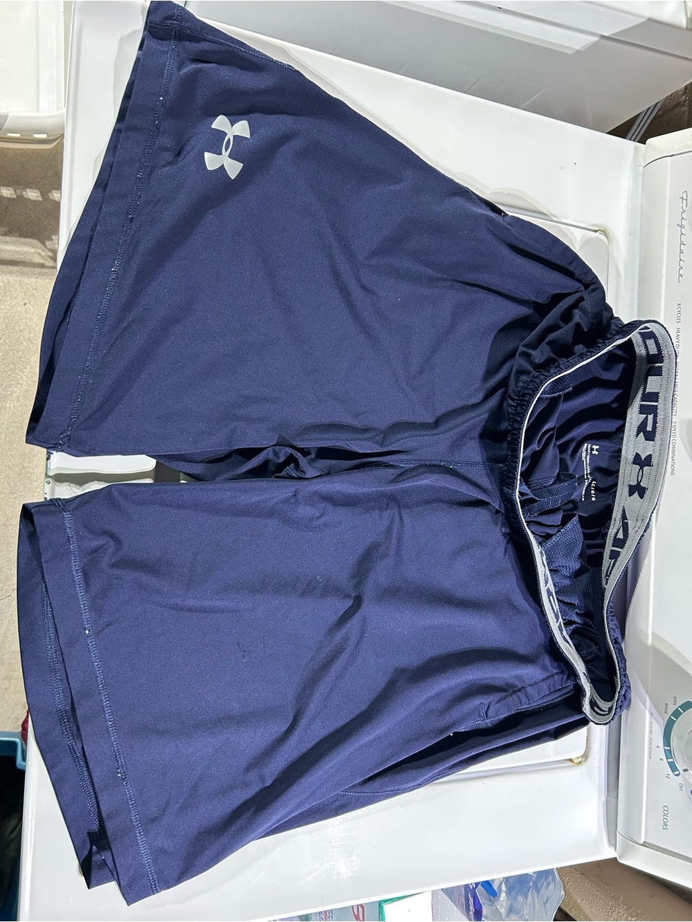 Under Armour Heat Gear Navy Blue Athletic Shorts